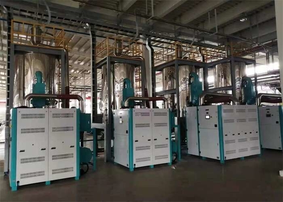 Plastik Reçine Kurutucu Nem Alma Cihazı Endüstriyel Petek Tekerlek PET Kurutma Makinesi