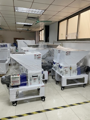 SUS Yavaş Hızlı Plastik Kırıcı, 380V Plastik Öğütücü Kırıcı Kırma Makinesi
