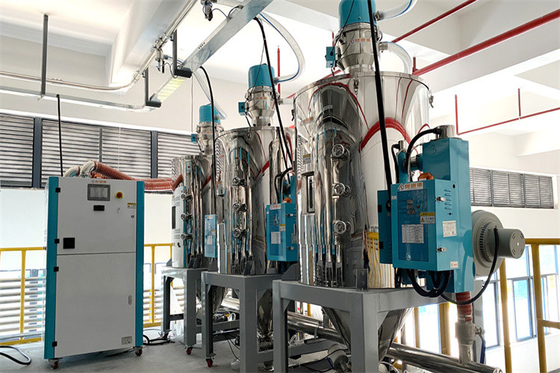 Merkezi Malzeme Besleme Sistemi Plastik Enjeksiyon Kalıplama Vakumlu Taşıma Sistemi