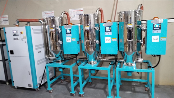 Yüksek kapasiteli plastik granül kurutma için özel nemden arındırıcı hopper kurutma makinesi