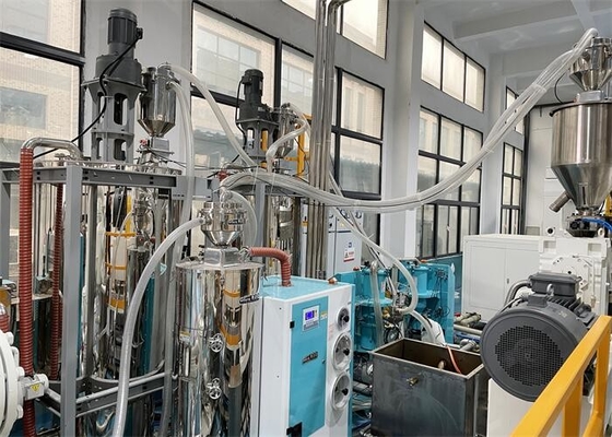 PET Yapıştırma Malzemesi İçin 1500 Kg/H Kapasiteli Kristalizasyon Ve Kurutma Makinesi