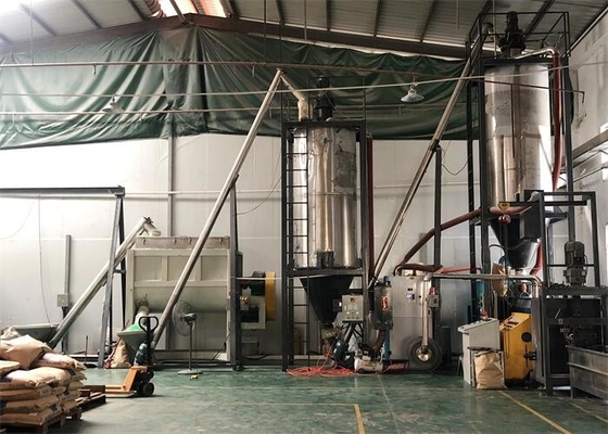 Plastik PET Gevreği OSF-16-3 için Vidalı Hazne Besleyici Konveyör