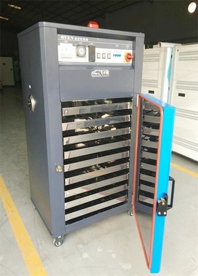 OOD-9 6.4KW Kurutma Endüstriyel Fırın Plastik Granüller Reçine Dolabı Tepsi Kurutucu