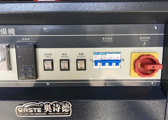 Plastik Granül Reçine için SUS 304 Endüstriyel Fırın Kurutma Dolabı 6.4KW