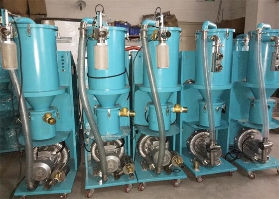 Ayarlanabilir Yükleme Zamanı Plastik reçine için vakumlu otomatik yükleyici gri yeşil