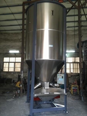 Plastik Malzemeyi Karıştırmak İçin Büyük Hacimli Plastik Reçine Karıştırıcı Blender Makinesi Dikey Tip