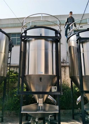 Plastik Malzemeyi Karıştırmak İçin Büyük Hacimli Plastik Reçine Karıştırıcı Blender Makinesi Dikey Tip