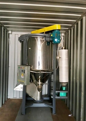Dikey Granüller Reçine Plastik Karıştırma Makinesi Cilalı SUS OVM-2000