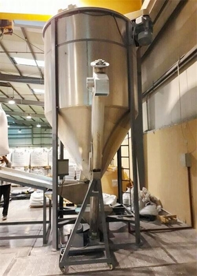 Plastik PET Gevreği OSF-16-3 için Vidalı Hazne Besleyici Konveyör
