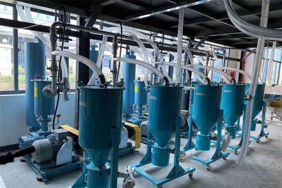 Plastik Enjeksiyon OMCS için Kurutma Karıştırma Merkezi Besleme Sistemi 3 Faz 380V