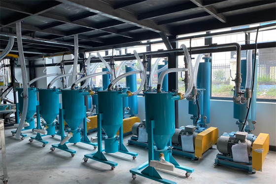 PET PA PEEK İşleme için Karıştırma Taşıma Plastik Merkezi Besleme Sistemi