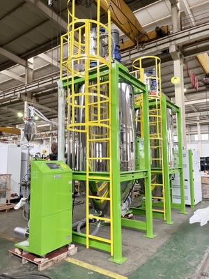 Güvenlik Kilitli ve Otomatik Temizlemeli 200 - 1000kg PET Plastik Kristalleştirici Kurutucu