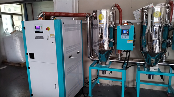 50C-180C sıcaklık kontrol aralığı ile yüksek performanslı plastik hopper kurutma makinesi