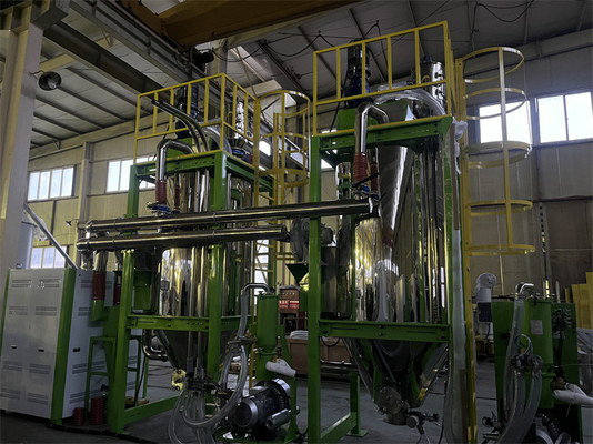 Plastik Granül Kurutma SS Hopper Kapasitesi 40-16000L Yüksek Kapasiteli Hava Kurutma Makinesi