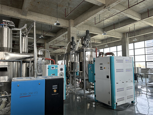 Hava Soğutma 4-30KW Pet Kristalleştirme Makinesi Otomatik Temizleme ile Plastik Kristalleştirici