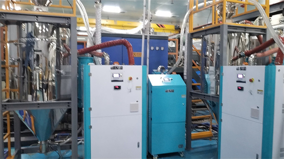 Güçlü Endüstriyel Kurucu Nemlendirici Bal kovanı rotoru 1000kg Hopper Kapasitesi 60-4000m3/h Süreç hava akışı